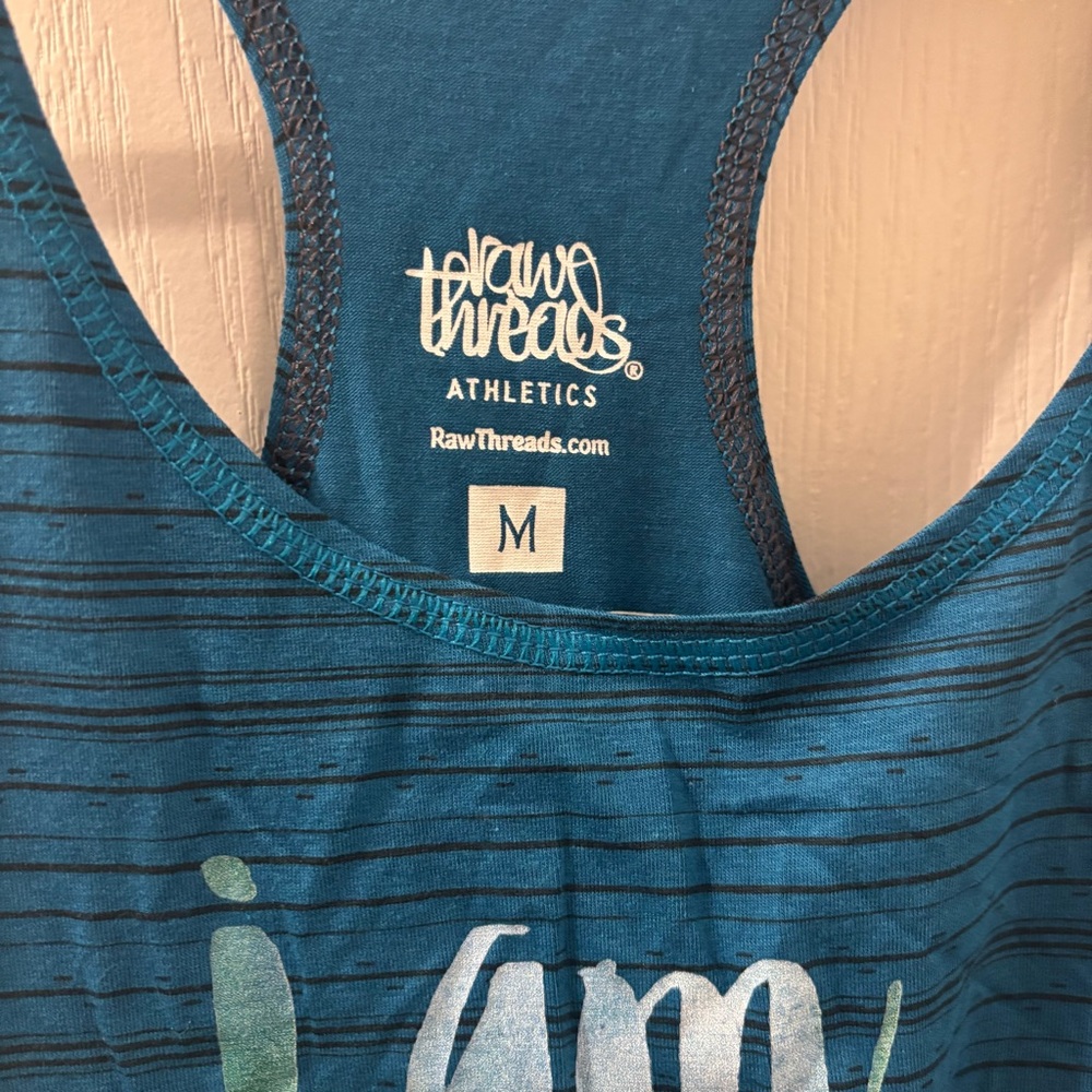 Disney Inspired RawThreads Running Tank Top - I Am Brave - Picture 3 of 7